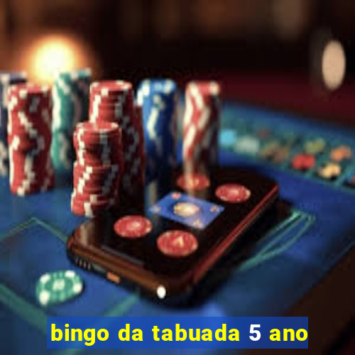 bingo da tabuada 5 ano