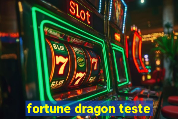 fortune dragon teste