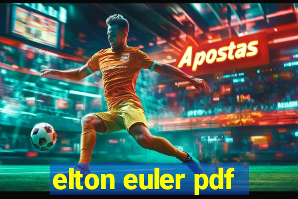 elton euler pdf