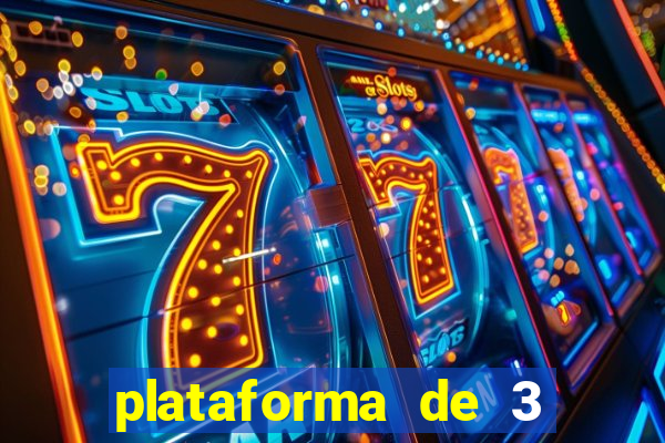 plataforma de 3 reais jogo