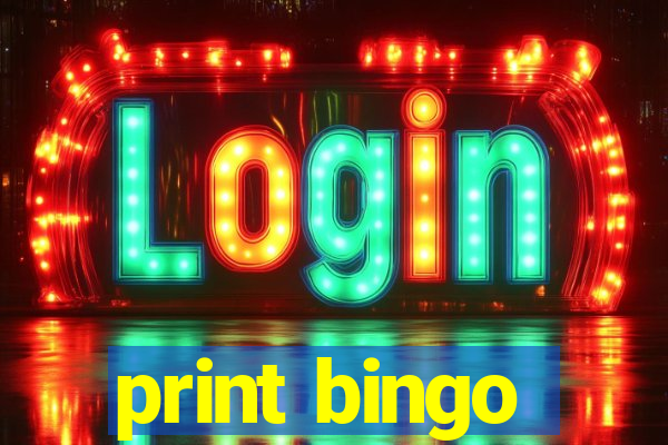 print bingo