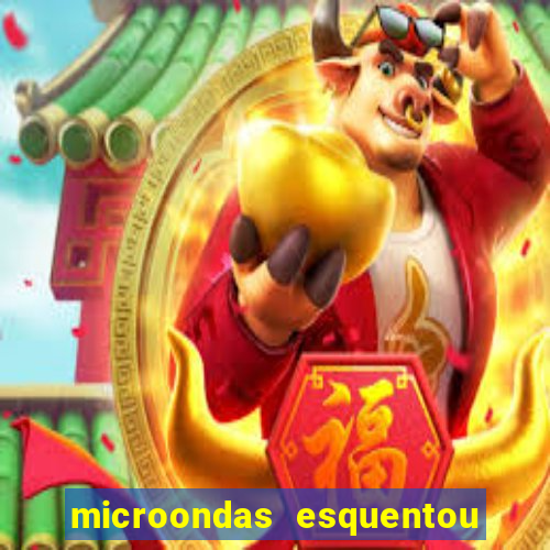 microondas esquentou demais e parou de funcionar