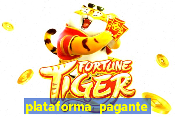 plataforma pagante fortune tiger