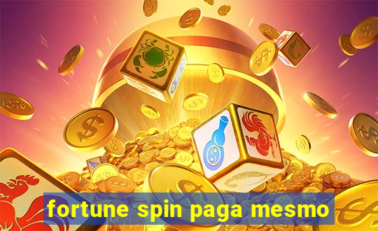 fortune spin paga mesmo